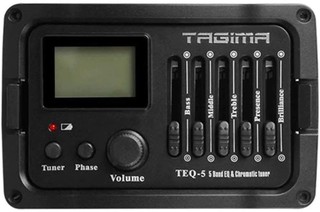 Captador piezo com pré-amplificador TEQ-5 - Tagima