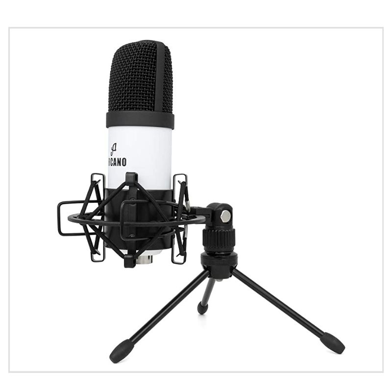  Microfone Condensador USB DELEK-WHITE - Arcano